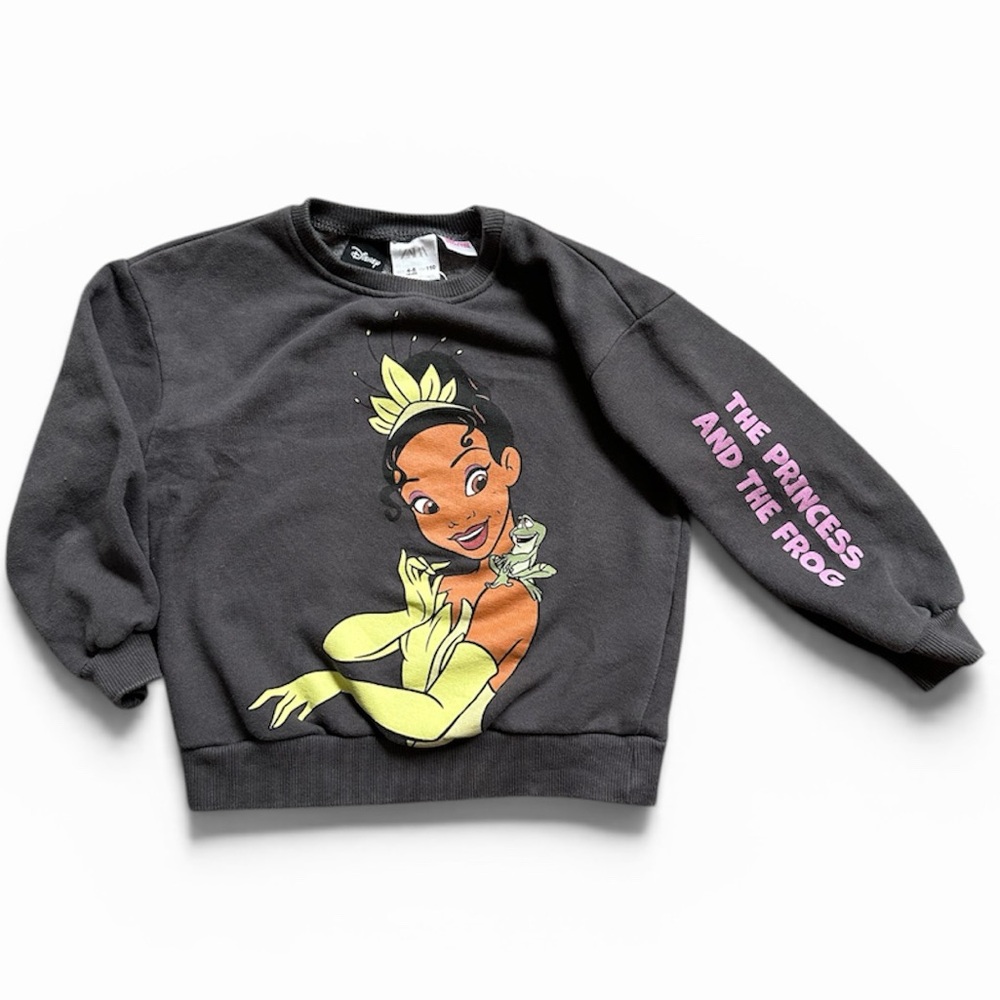 ZARA Princess and the Frog Tiana Pullover Sweatshirt 4-5 years